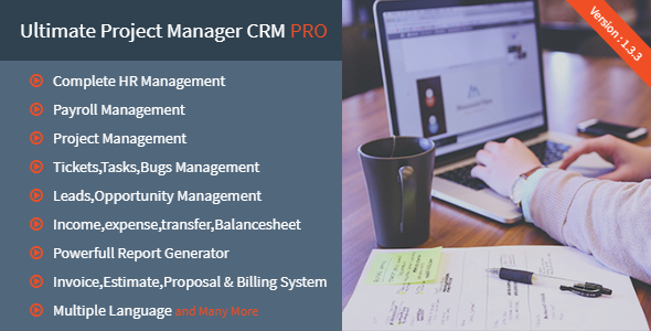 Ultimate Project Manager CRM PRO - CodeCanyon Item for Sale