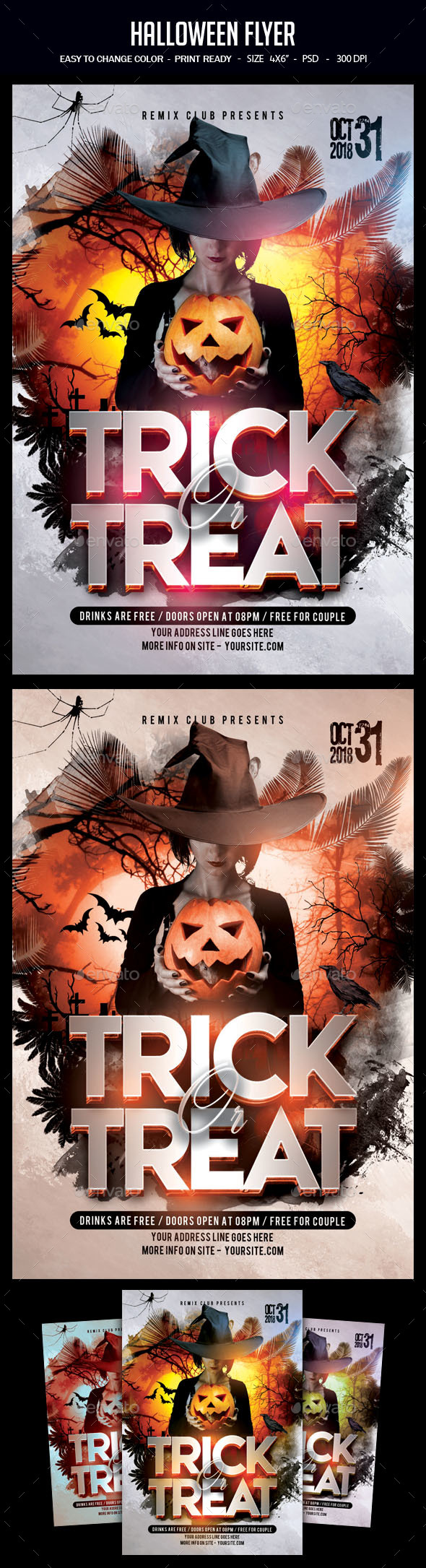 Halloween Flyer - Clubs & Parties Events