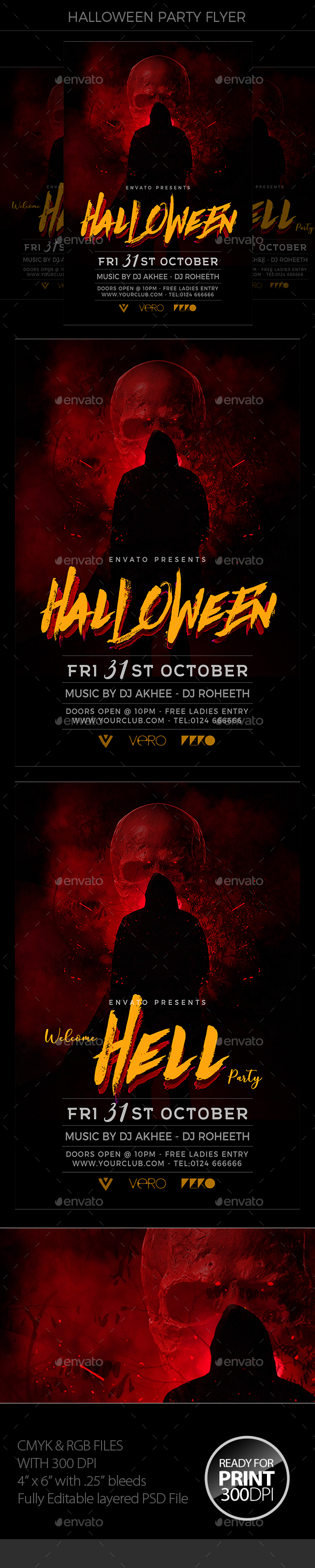 Halloween Flyer - Clubs & Parties Events