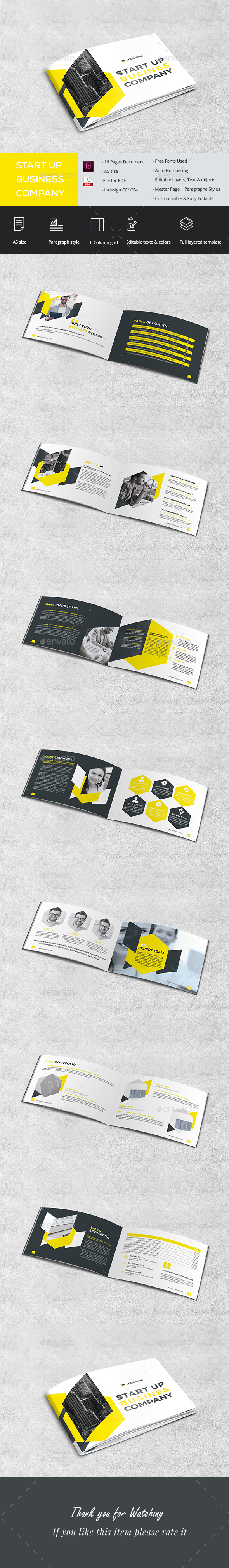 Start Up Plan - Brochures Print Templates
