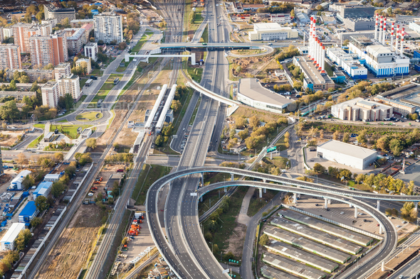 Third Ring Road and Railway Central Circle - Stock Photo - Images