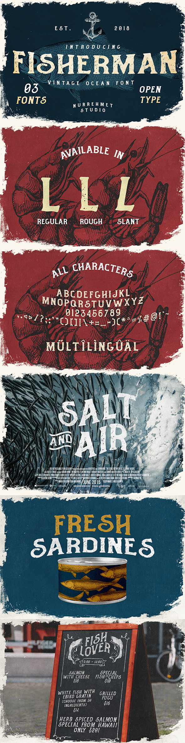 Fisherman - Vintage Ocean Fonts