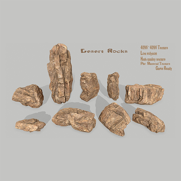 desert rocks - 3Docean 22681291