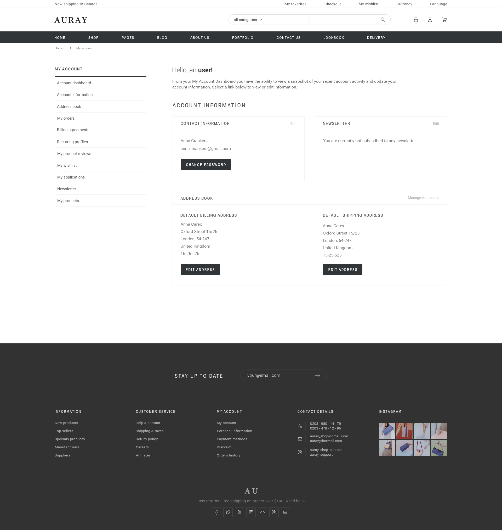 Auray - eCommerce PSD Template by Promokit | ThemeForest