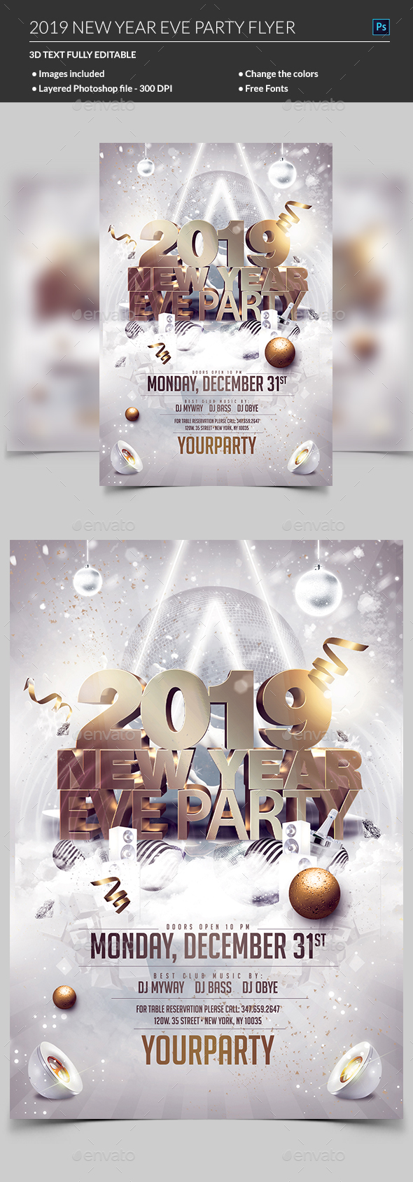 New Year Eve Flyer - Clubs & Parties Events