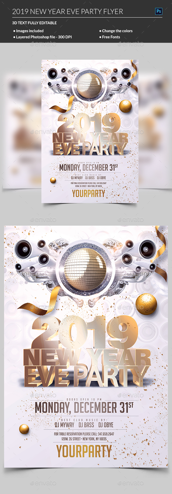 New Year Eve Flyer - Clubs & Parties Events