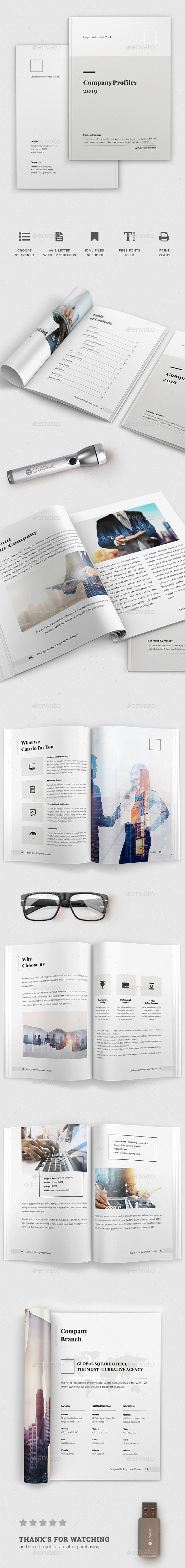 Mutlipurpose Corporate Brochure Template Vol. 28 - Brochures Print Templates
