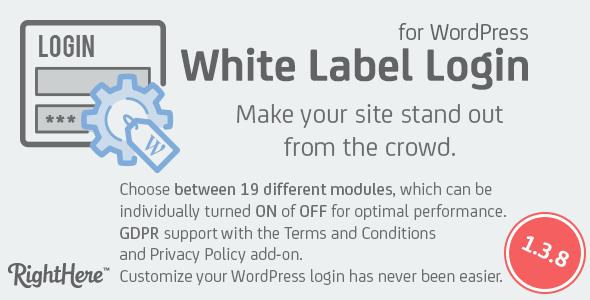 White Label Login for WordPress - CodeCanyon Item for Sale