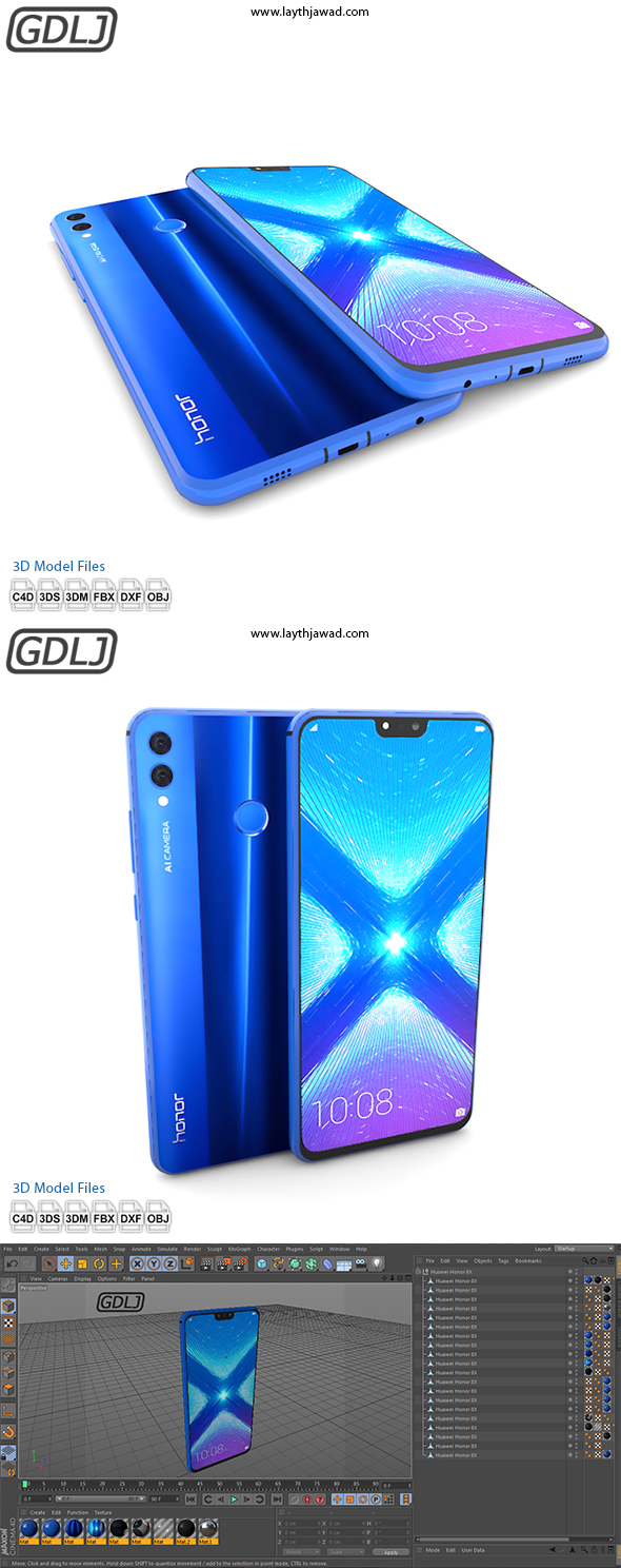Huawei Honor 8X - 3Docean 22687184