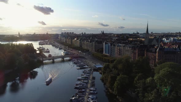 Aerial View of Stockholm