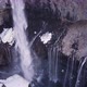 Aerial View of Kegon Waterfall with Snowy Basalt Wall Japan - VideoHive Item for Sale