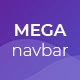 Mega Navbar Multipurpose Menubar