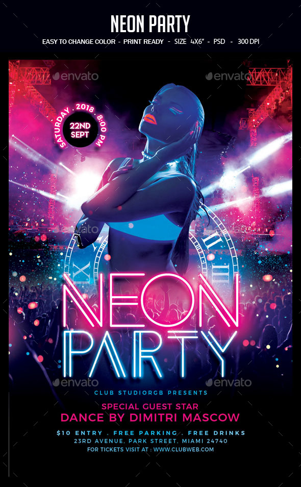 Neon Party - Clubs & Parties Events