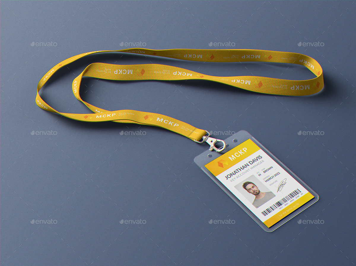 Download Lanyard Id Card Holder Mockup By Goner13 Graphicriver