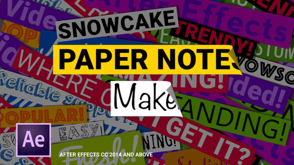 Paper Notes Maker - VideoHive 21616486