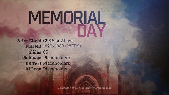 Memorial Day Template Openers template preview
