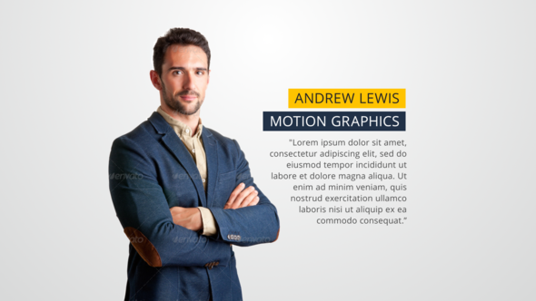 Portfolio Promo Video Displays template preview