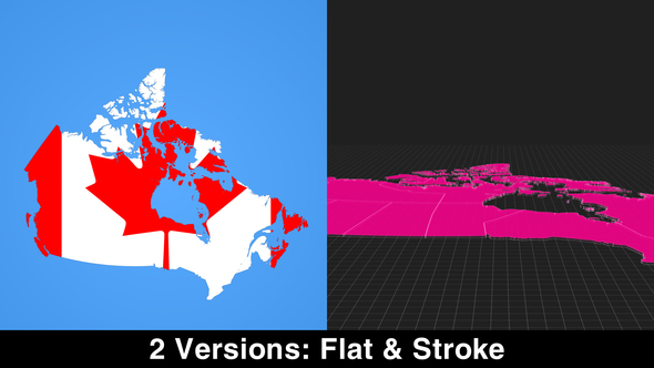 Canada Map Kit - VideoHive 22699011