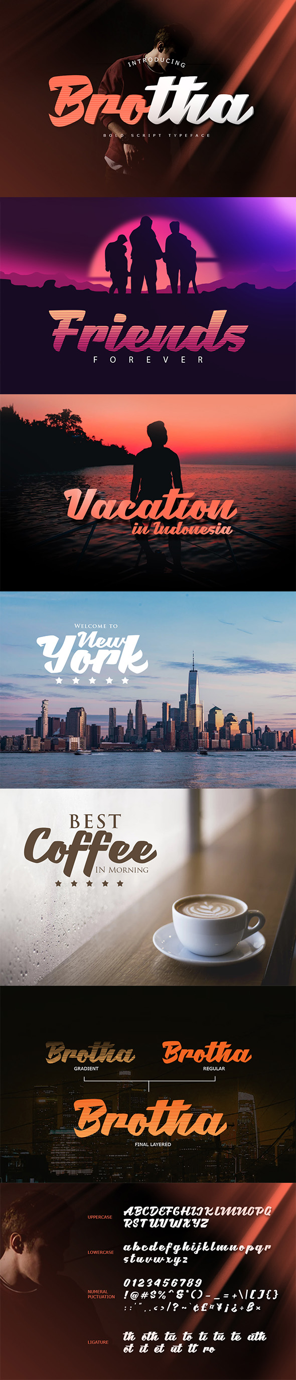 Brotha Script - Script Fonts