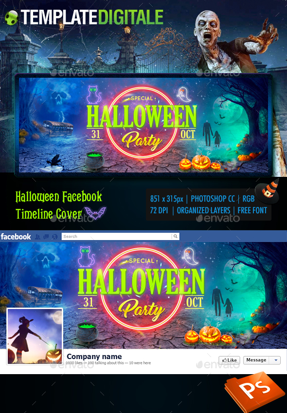Halloween Cover - Facebook Timeline Covers Social Media
