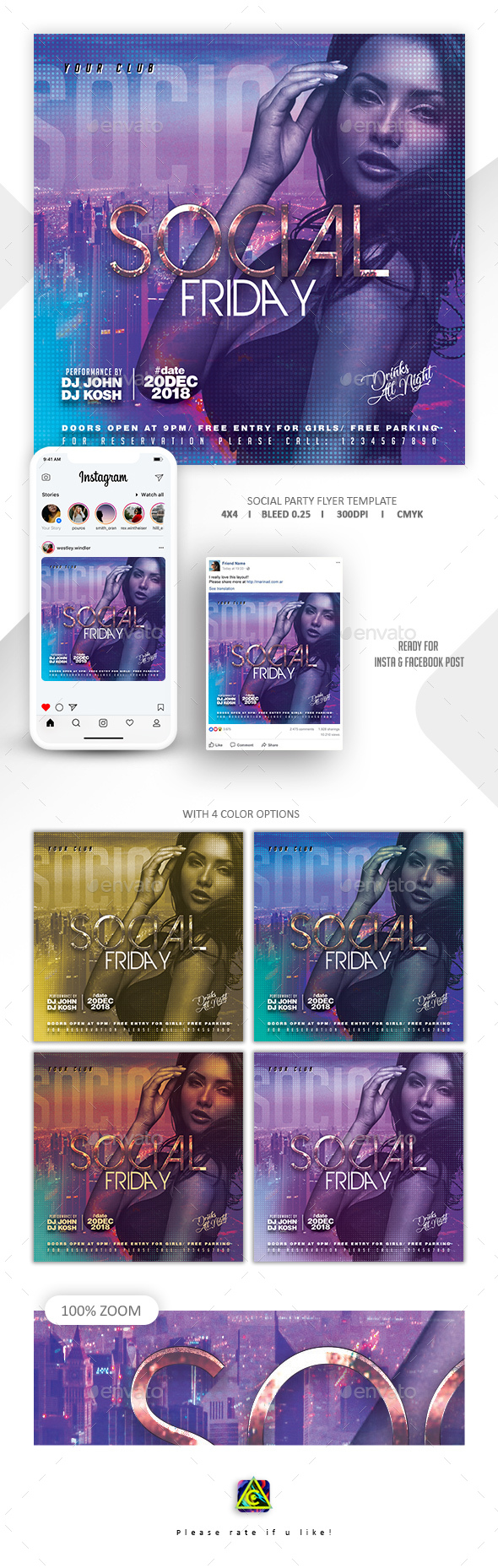 Night Club Flyer - Clubs & Parties Events