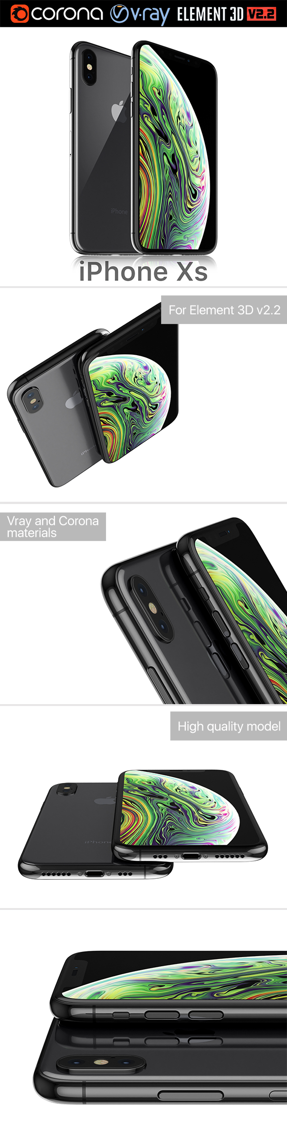 Apple iPhone XS - 3Docean 22703851
