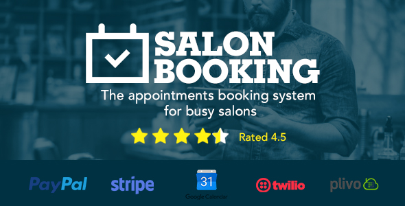 Salon Booking Wordpress - CodeCanyon 15963435