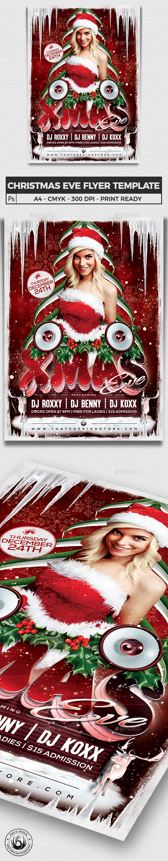 Christmas Eve Flyer Template V1 - Holidays Events