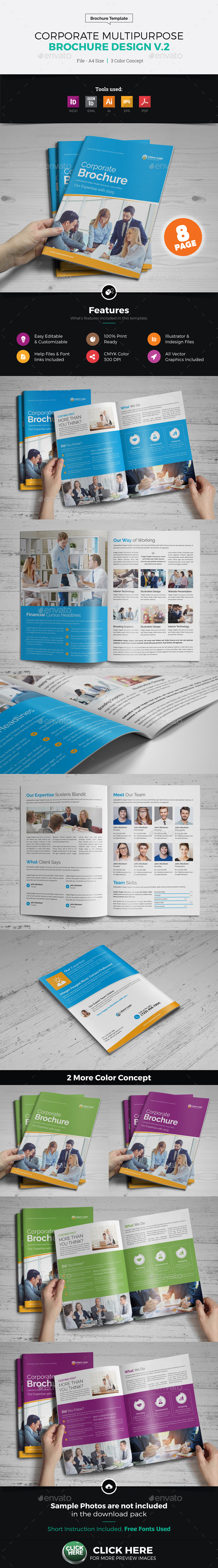 Corporate Multipurpose Brochure Design v2 - Corporate Brochures