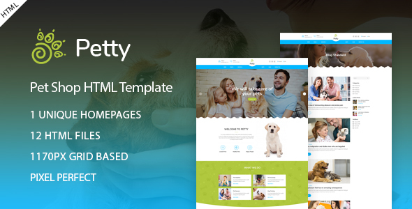 Wonderful Pet Shop - HTML Template