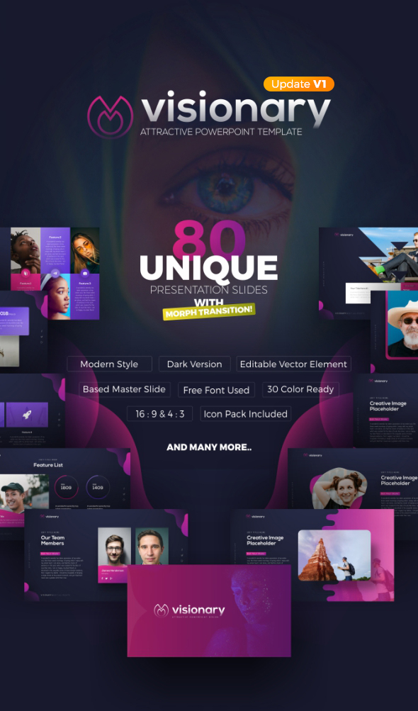 Visionary - Attractive PowerPoint Design - Business PowerPoint Templates