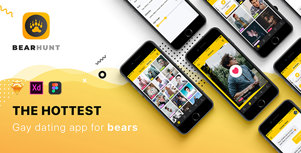 BearHunt Mobile UI - ThemeForest 22633597