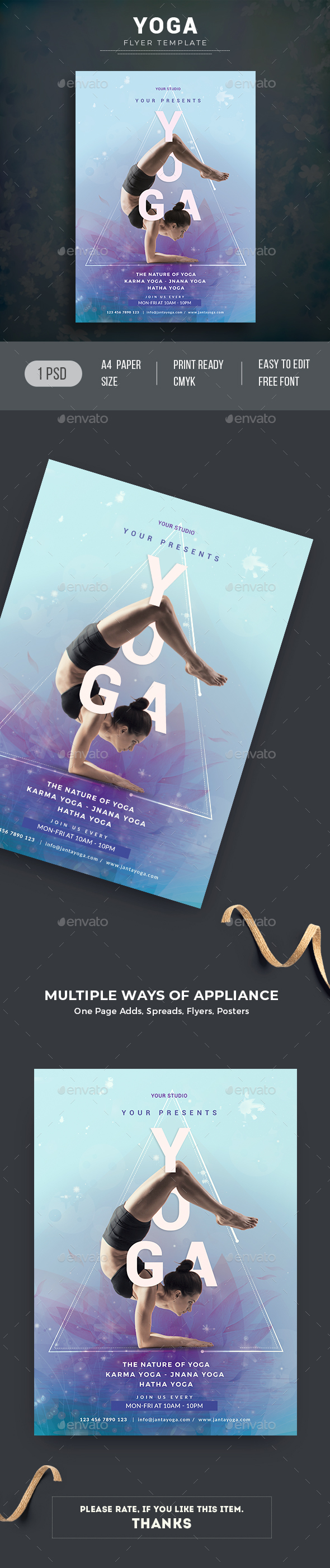 Yoga Flyer - Sports Events