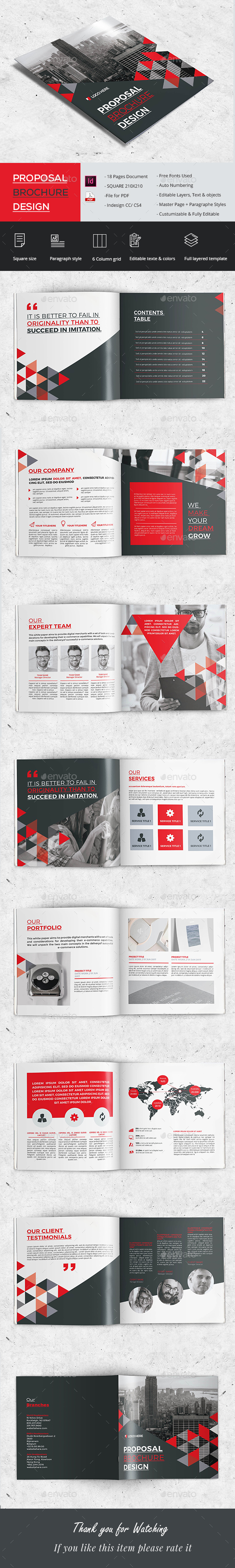 Proposal Brochure - Brochures Print Templates