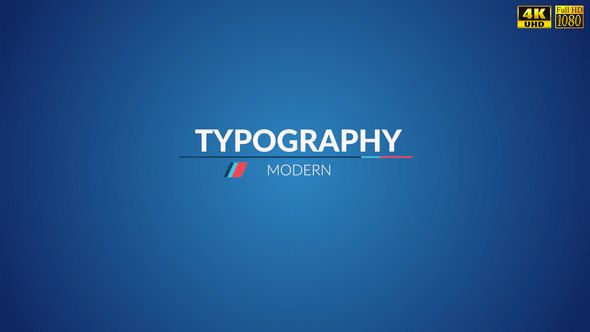 Modern Typography Titles