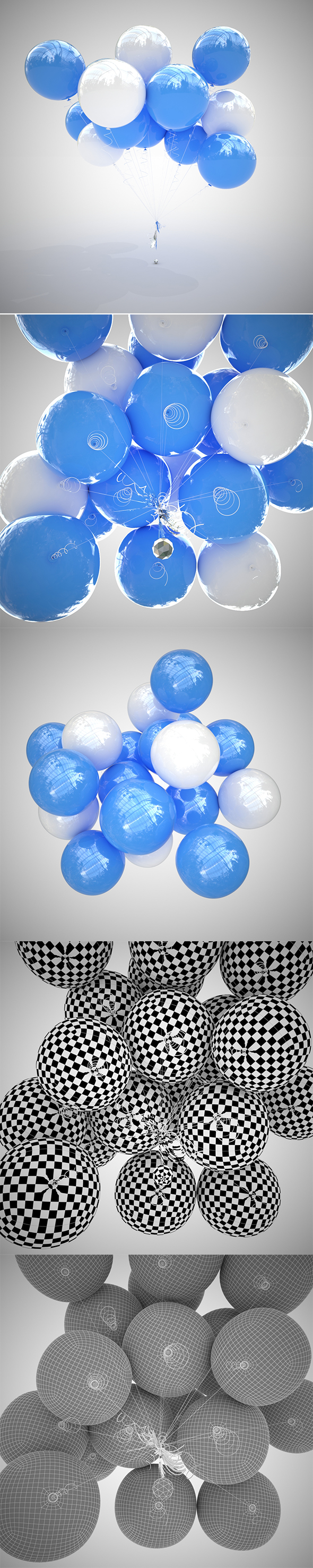 Colorful air balloons - 3Docean 22716024