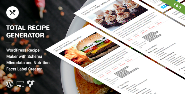 Total Recipe Generator - WordPress Recipe Maker with Schema and Nutrition Facts - CodeCanyon Item for Sale