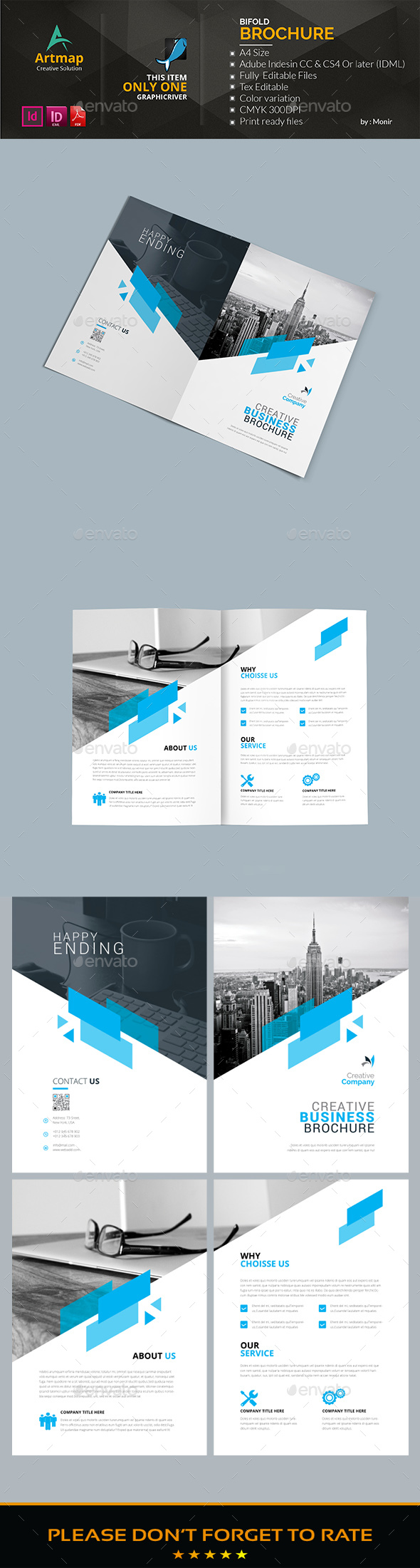Bifold Brochure - Brochures Print Templates