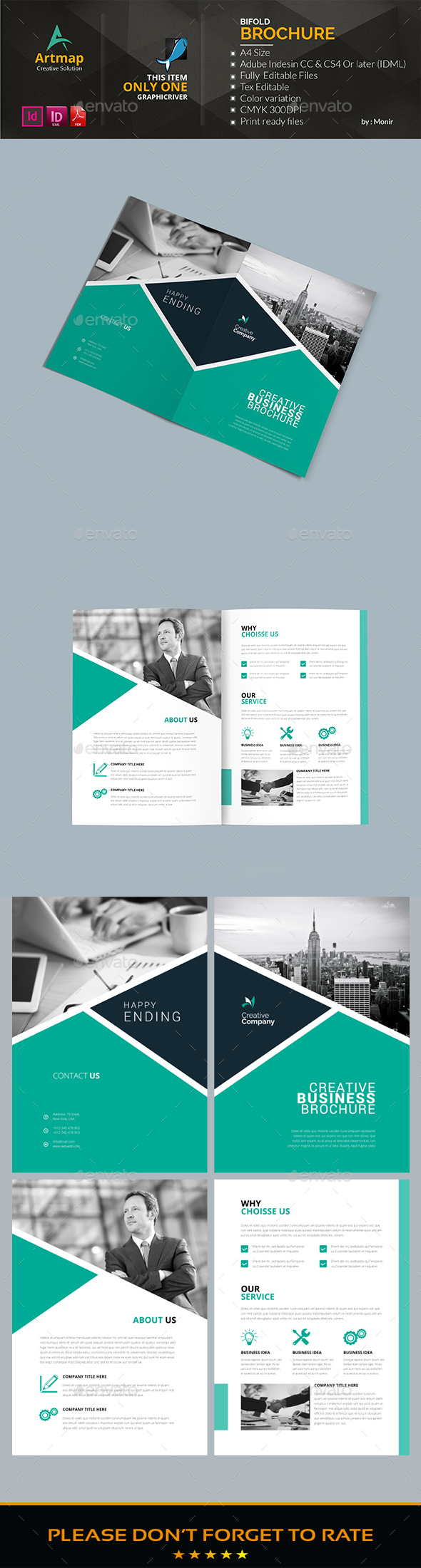 Bifold Brochure - Brochures Print Templates