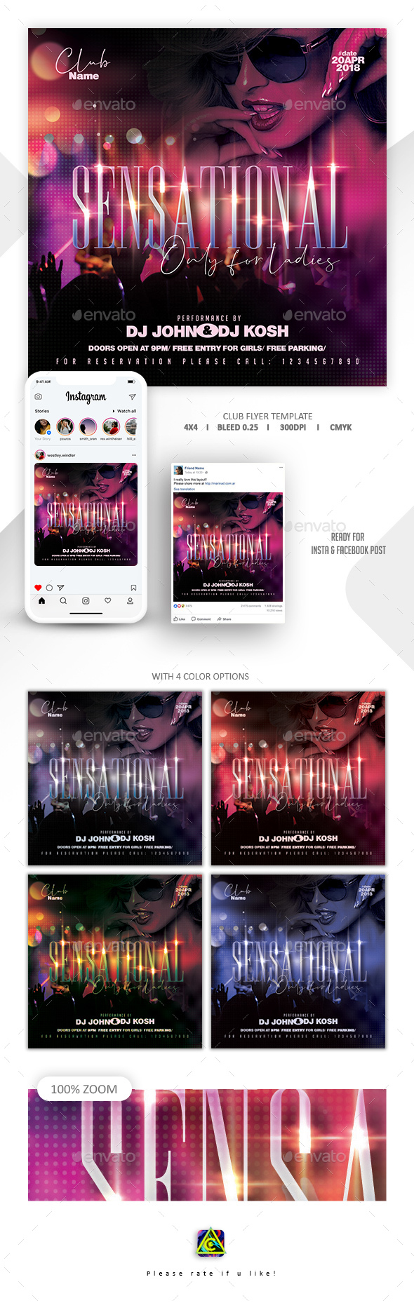 Club Party Flyer - Clubs & Parties Events