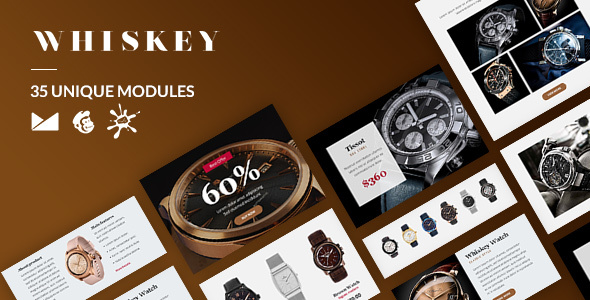 Whiskey Email-Template + - ThemeForest 22721995