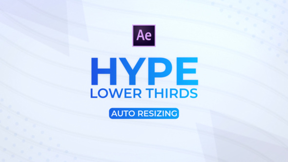 HYPE Lower Thirds - VideoHive 22468591