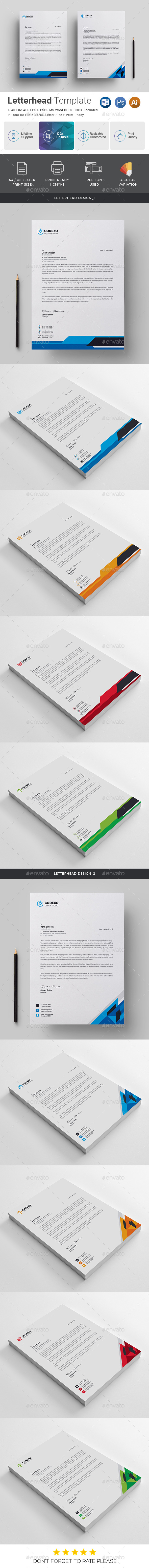 Creative Letterhead Template - Stationery Print Templates