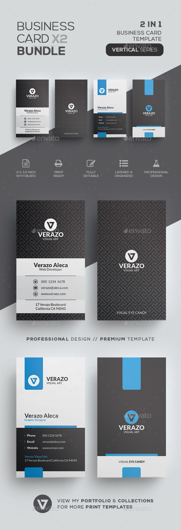 Business Card Bundle 52 - Corporate Business Cards