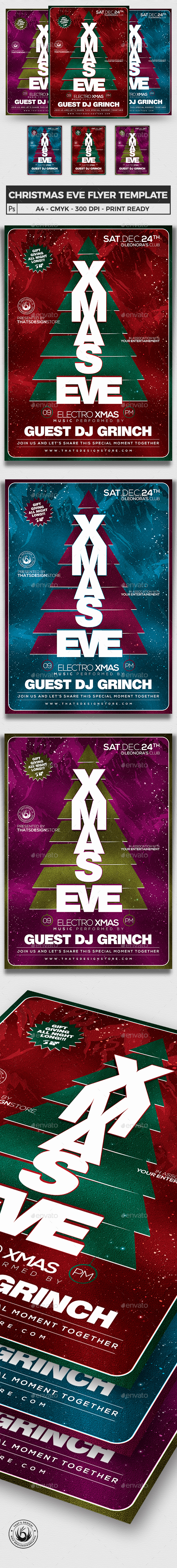 Christmas Eve Flyer Template V6 - Holidays Events