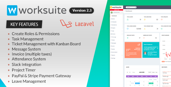WORKSUITE - Project Management System - CodeCanyon Item for Sale