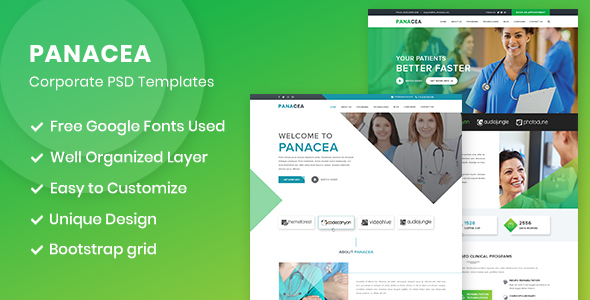 Panacea - Medical - ThemeForest 22730170