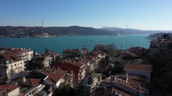 Istanbul Bebek Bosphorus Aerial View 8 alt
