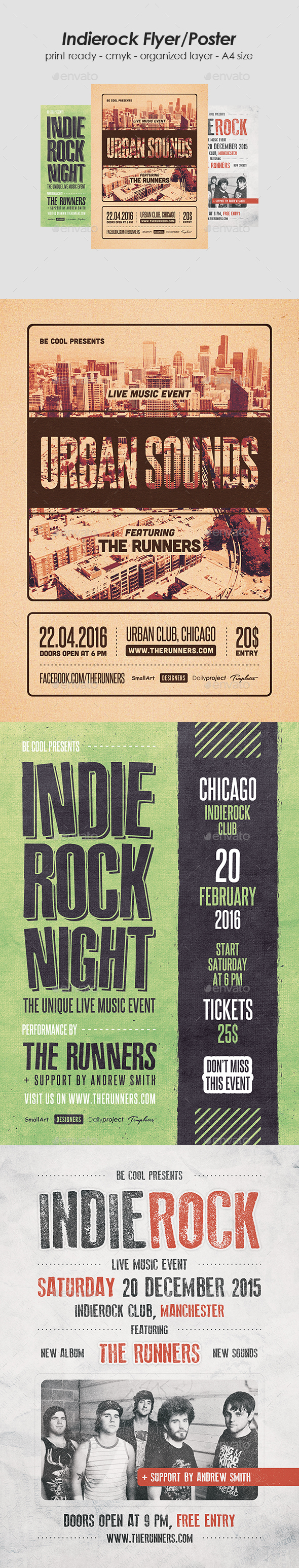 Flyer/Poster - Bundle - Concerts Events