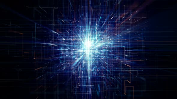 Seamless Looping Futuristic Technological Abstract Motion Background alt